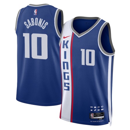 Dres Sacramento Kings Domantas Sabonis Nike 2023-24 City Edition Plava Swingman Dres Sacramento Kings Domantas Sabonis Nike 2023-24 City Edition Plava Swingman